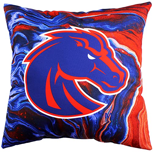 Image of College Covers Boise State Broncos 2 Sided Color Swept Decorative Pillow, 16 inch, Made in The USA
