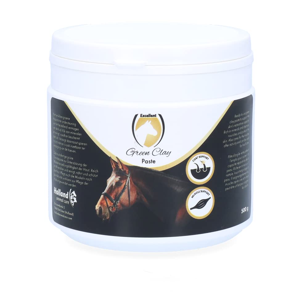 Pâtes d'argile verte pour la guérison de la peau du cheval - Pot 500g