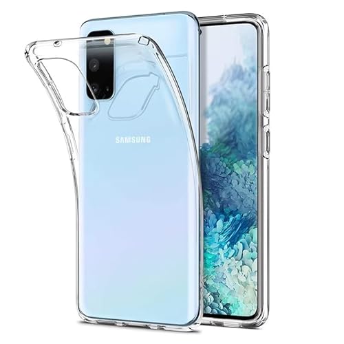 Oprimio Kristallklar Hülle für Samsung Galaxy S20 [Silikon Hülle] [prozent100 Durchsichtig] [Deutsche Material] [Ultra Dünn] Transparente Handyhülle für Samsung Galaxy S20