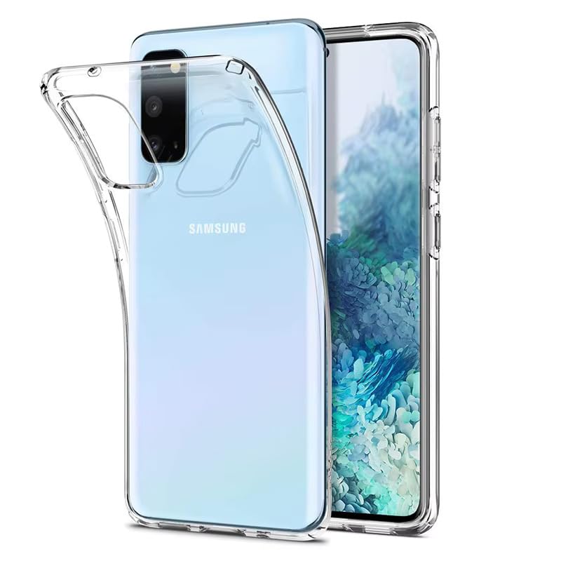 Oprimio Kristallklar Hülle für Samsung Galaxy S20 [Silikon Hülle] [%100 Durchsichtig] [Deutsche Material] [Ultra Dünn] Transparente Handyhülle für Samsung Galaxy S20
