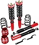 Coilover Struts Spring Shocks Adjustable Height Coilovers Suspension Struts Coil Spring Shocks Struts Full Set Kits ECCPP Fit for 2003 2004 2005 2006 2007 for Mazda 6