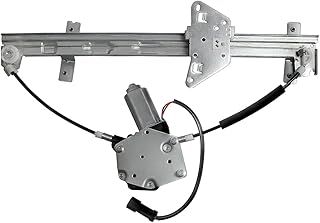 Rear Driver Side Power Window Regulator and Motor Assembly Fit for Dodge Dakota Pickup Truck (Quad Cab ONLY) 2000-2004, for Durango 1998-2003 Replace# 55256495AF
