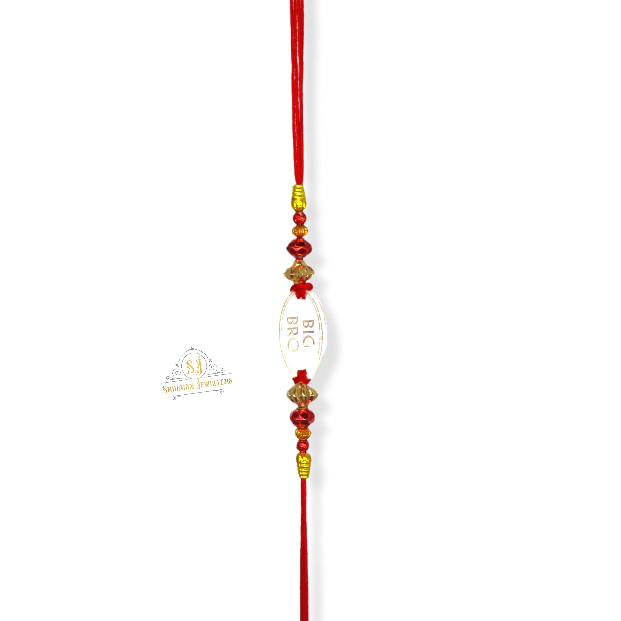 SJ SHUBHAM JEWELLERS™ Pure 925 Sterling Silver Rakhi for brother Charm Bracelet Raksha Bandhan With Pure Cotton Thread For Men, Boys, Rakhis Bigbro (B0B63SNKDP) Amazon Price History, Amazon Price Tracker