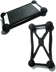 Capinha Celular Borracha Elástica Protetora BOLINHA Anti-Impacto Anti-queda Capa Celular Universal Bumper Bomper Silicone (preto)