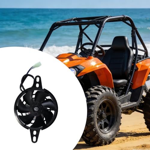 Gutol 12-V-Motorrad-Kühlventilator, Spezieller Ölkühlerlüfter Für Wassertanks, Passend Für 200-250 Cm³ Dirtbikes, Pitbikes, ATVs Und UTVs.