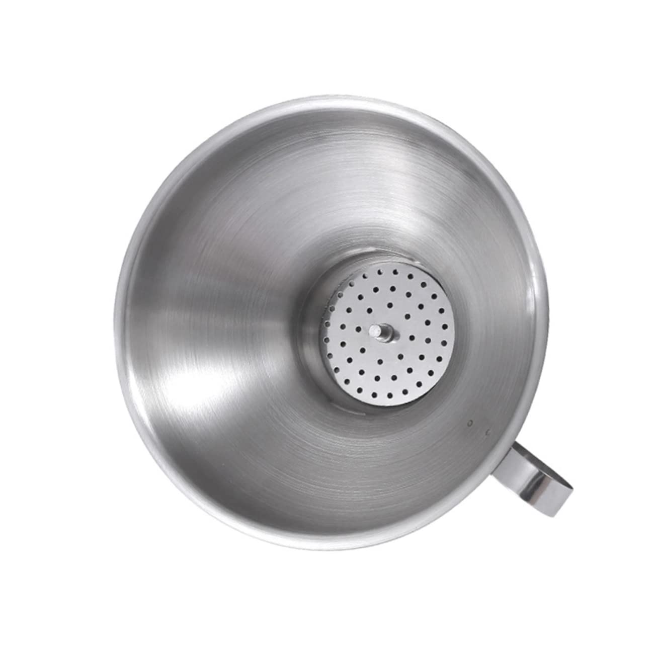 2 Pezzi Imbuto Acciaio Inossidabile con Funnel per Trasferimento Liquidi e Filtraggio Strumento per Cucina Resistente e Facile