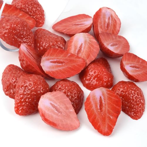 Luckforest Bloques de fresa artificial