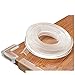 Produktbild Masrin Soft Silicone Bumper Strip mit doppelseitigem Klebeband für Tische Haushaltsgeräte Baby Corner und Kantenschutz (6M, Transparent)