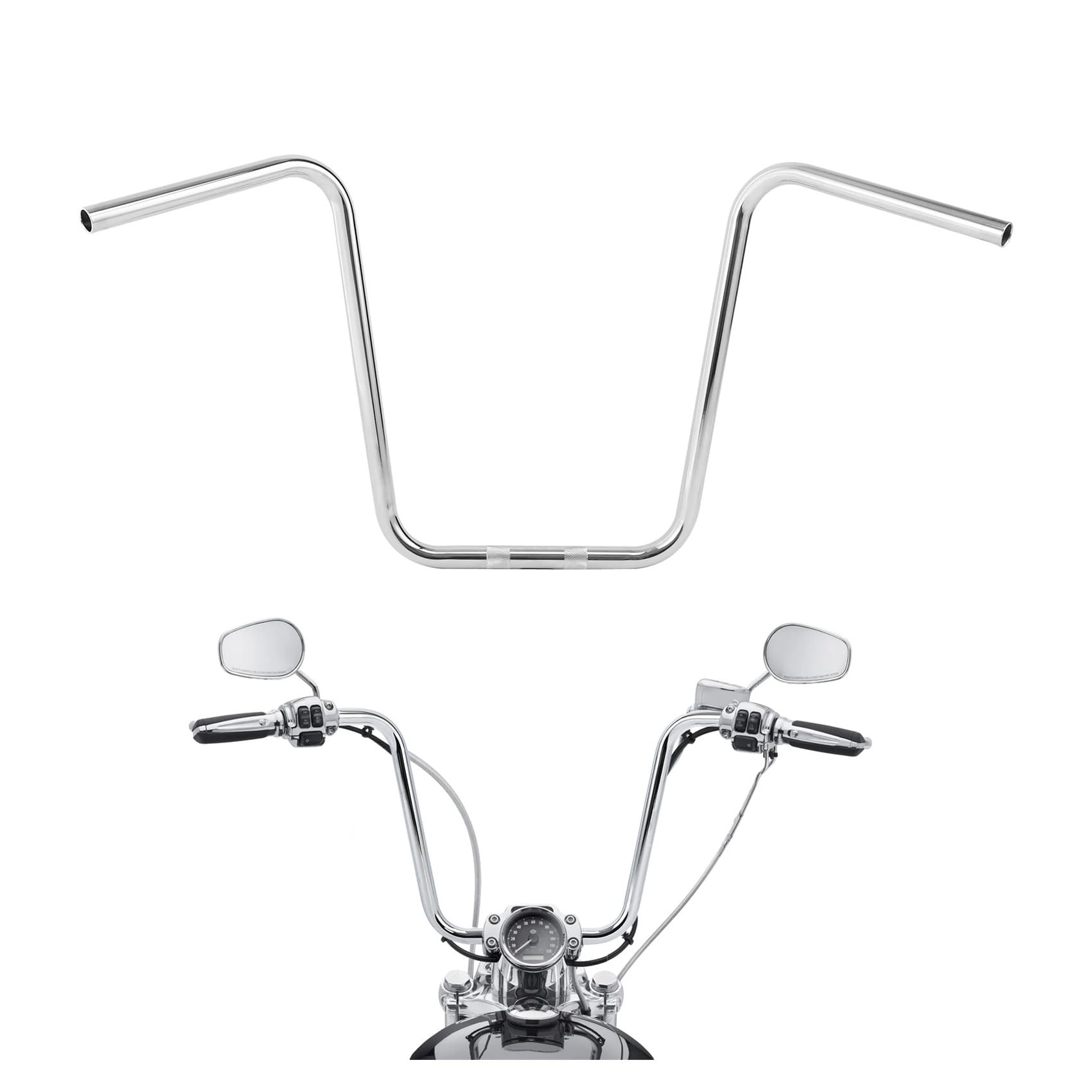 manubri moto alti manubri moto per naked Per Softail FLST FXST Sportster XL 883 1200