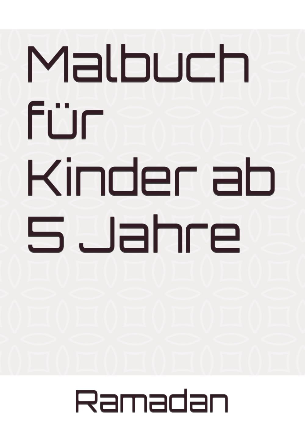 Malbuch für Kinder ab 5 Jahre