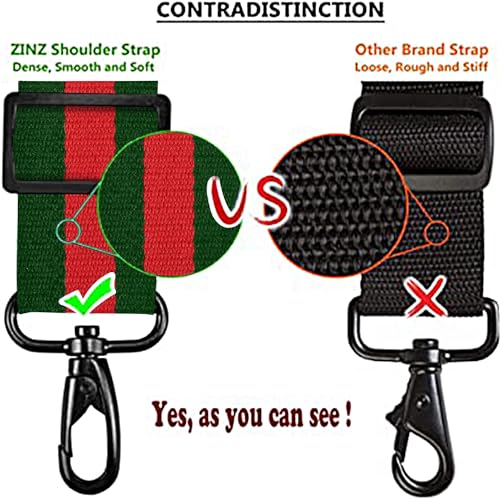 Image of ZINZ Bag Shoulder Strap, Padded Adjustable Shoulder Strap Replacement