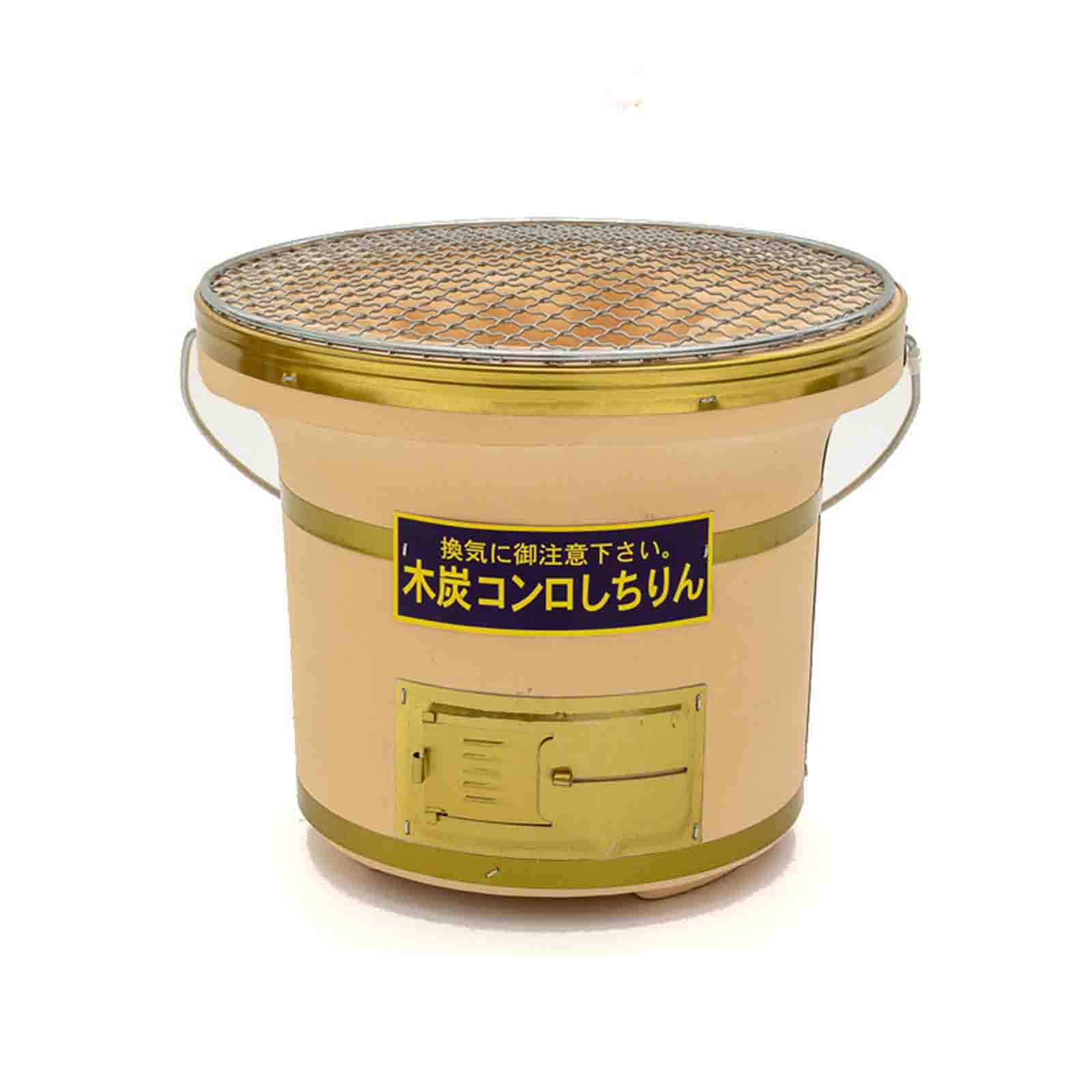 Griglia a carbonella, forno in argilla per barbecue, barbecue portatile, per campeggio, barbecue senza fumo, ideale per cucinare in cortile e in terrazza