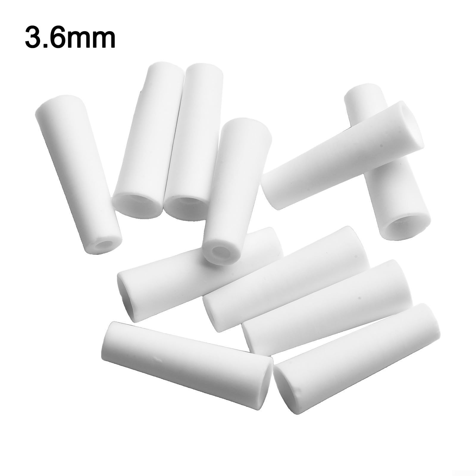 Lot de 10 buses de sablage de 3,6 mm en faïence abrasives avec forte résistance à l'usure pour équipement de sablage de type valve, compatible avec les réservoirs de sablage portables