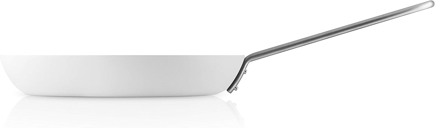 Eva Trio | White Line Frying Pan 24 cm Ceramic Slip-Let® Non-Stick Coating Ensures Easy and Efficient Preparation White