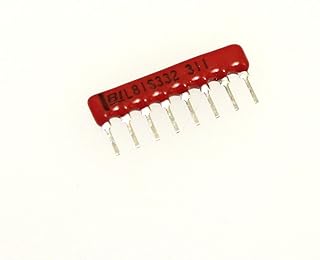 BI TECHNOLOGIES L081S332 Bussed 2% 3.3K Ohm, 8-Pin SIP Resistor Network Qty-200