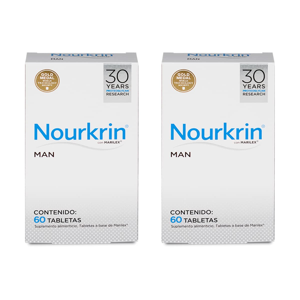 PHARMA MEDICO Nourkrin Man 60 tabs c/u Pack 2 pieces | Treatment for hair loss in Men