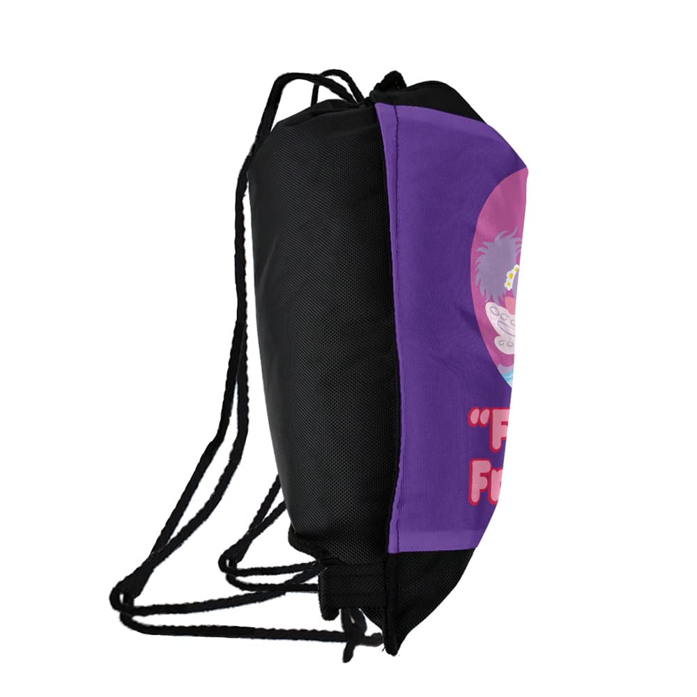 LOGOVISION Sesame Street Friendship Drawstring Backpack Sports Bag Sackpack 17