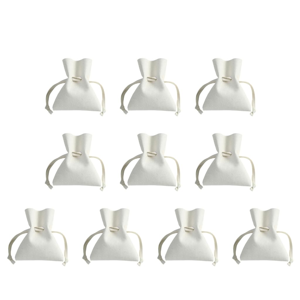 Stylish Jewelry Pouches in Soft Faux Leather Multipurpose Bag Ideal for Organizing Earrings and Rings