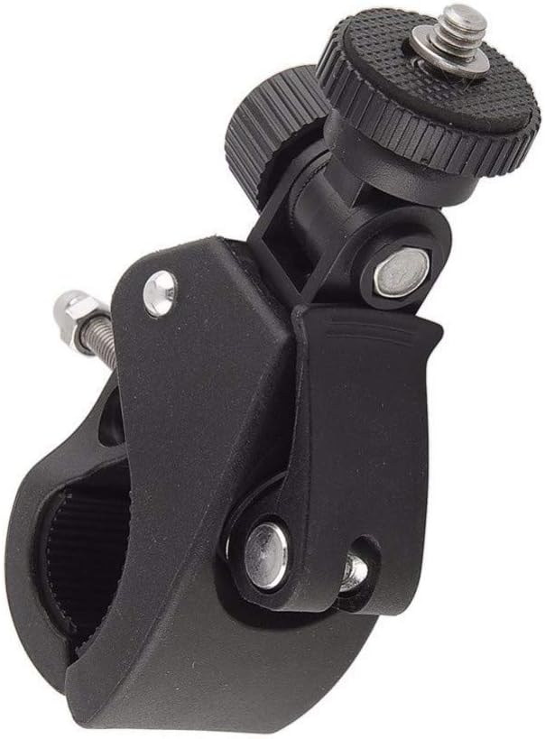 2 Pack Sports Camera Bike Mount Handlebar Clamp Clip Stand Base with 1/4 Screw Adapter for Gopro Hero DJI Osmo Insta360 Motorcycle Bicycle Action Cam Dash GPS Field Monitor Lights image 3 of 6 B0DC43ZGP2