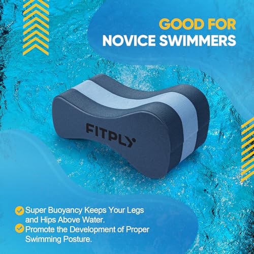 2PCS Pull Buoy para natación, espuma EVA 3 capas miniatura 4