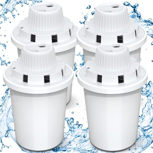 Dog Water Fountain Filters Replacement 4 Pack,2 Months Set of Water Filter Replacement for Lesotc Large Pet Water Fountain Stainless Steel,7 Layer Vertical Filtration for D2341,D2419,D2322,D2223,D2340