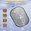 Reusable Northern Lights in the Andes Mountains Pet Hair Removal Glove | Stylish Full-Print Electrostatic Mitt for Dog & Cat Hair | Gentle Grooming & Furniture Cleaning Tool for Couch, Car, Bedding #5
