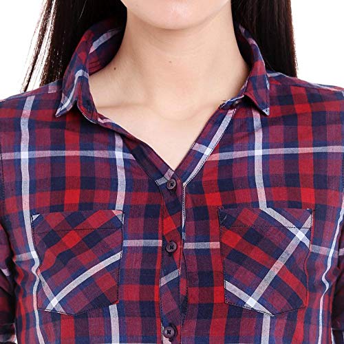 Image of PINACOLADA Women's Checkered Casual Shirt