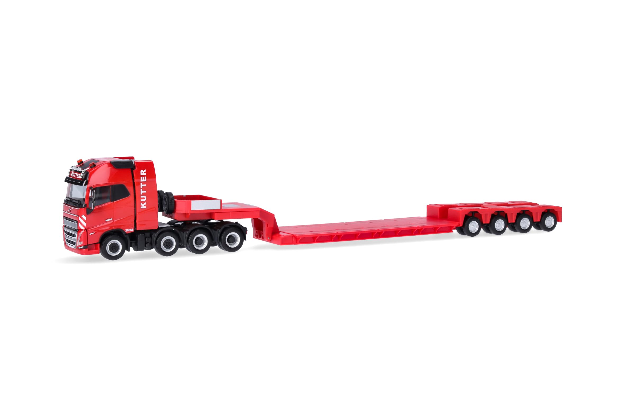 Herpa Volvo FH16 GL XL 2020 Rouge Vin – Tracteur 2 Essieux 1/87 – Réf 313353-004 / HN39 Collection Miniature