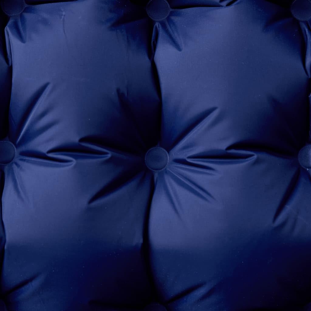 Selbstaufblasende Isomatte mit Kissen Marineblau 200x75x10,5 cm leicht faltbar für Camping, Wandern, Trekking und Outdoor Reisen mit integrierter Fußpumpe und Reparaturset