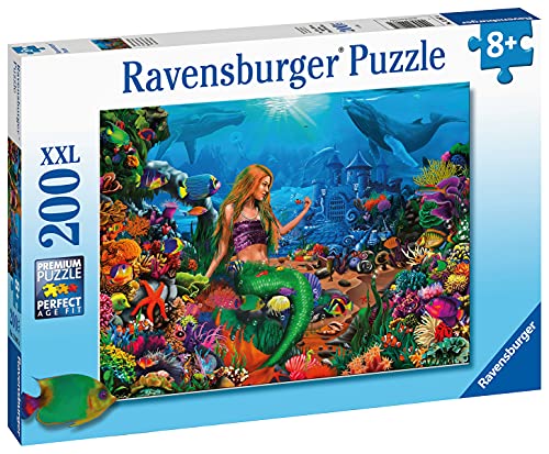 Ravensburger Kinderpuzzle - 12987 Die Meereskönigin - Meerjungfrau-Puzzle für Kinder ab 8 Jahren, mit 200 Teilen im XXL-Format – Bild 2
