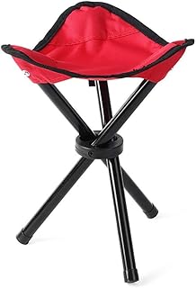 YIONGA CAIJINJIN Silla de Campamento Plegable de Al Aire Libre Tres Patas del Taburete Portable de la Pesca Silla Plegable for la Playa Camping Park Picnic (Tamaño: 21 * 30 cm) Al Aire Libre