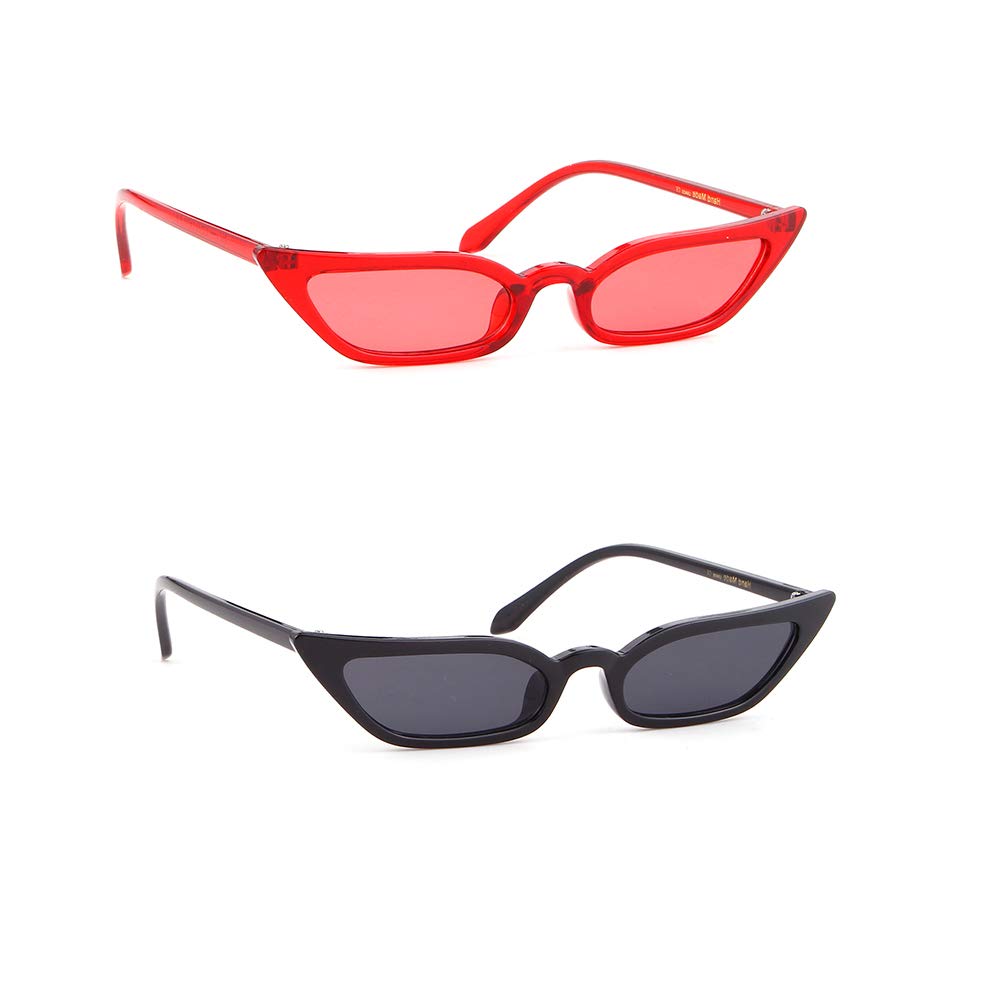 ADEWU Retro Cat Eye Sunglasses for Women Sexy Cateye Glasses Valentines Gifts for Her