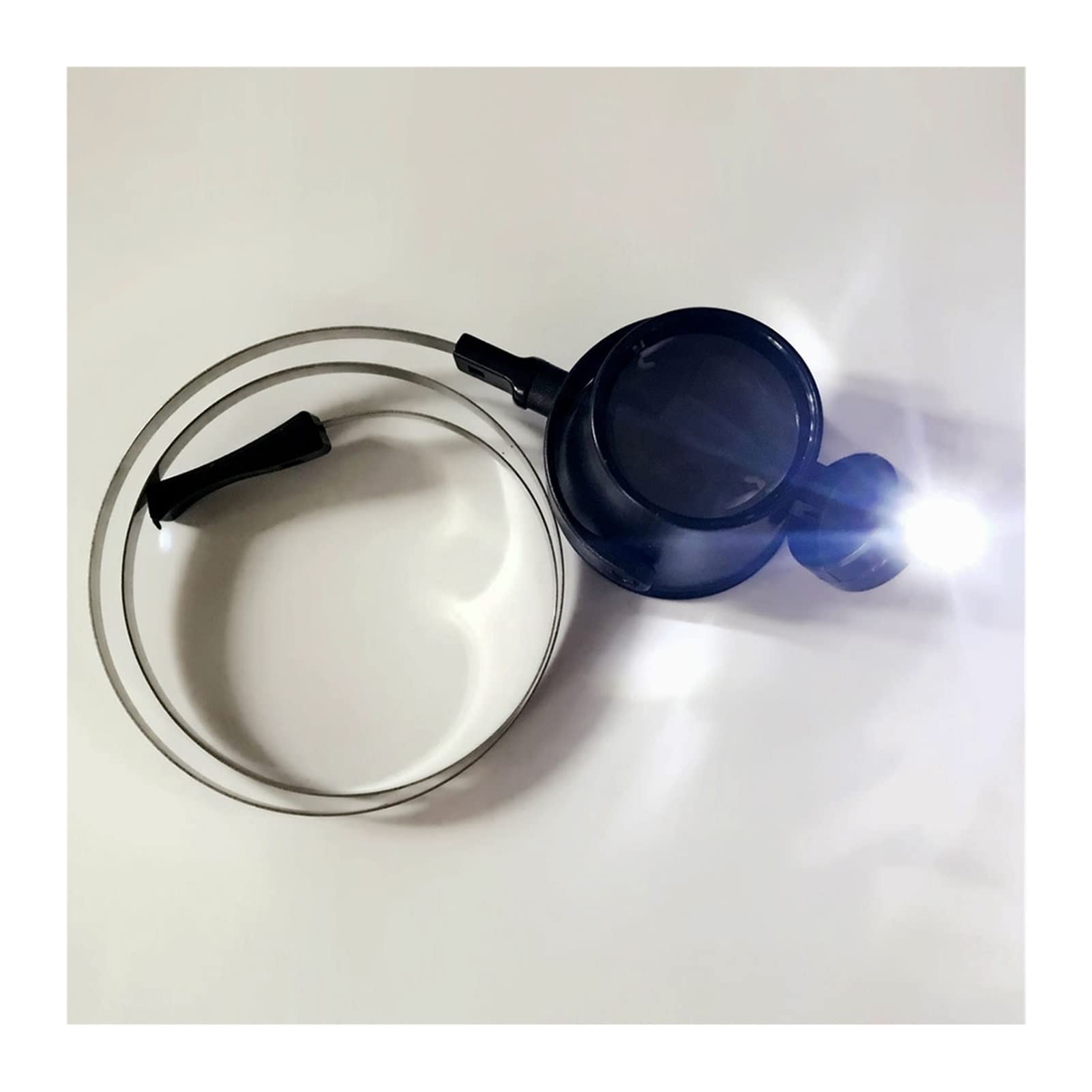 Lupa Luminosa LED de 15x, Lupa para reparación de Relojes de joyería, Lupa para la Cabeza