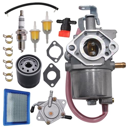 Rebuiman FE290 Carburetor Fit for Golf Cart Club Car DS Precedent Turf Carryall Carb W/Fuel Pump、Air Filter、Oil Filter，Replaces 101805601 101905601 1016438 1016439 1016440 1016441 17561 1998-UP