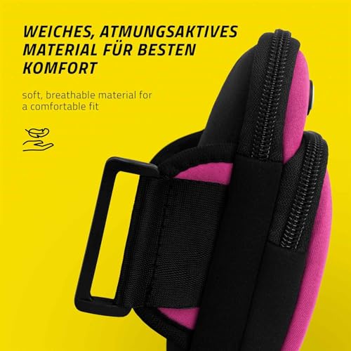 Brassard de sport Xiaomi 14 ONEFLOW avec 2 compartiments pour course - 4