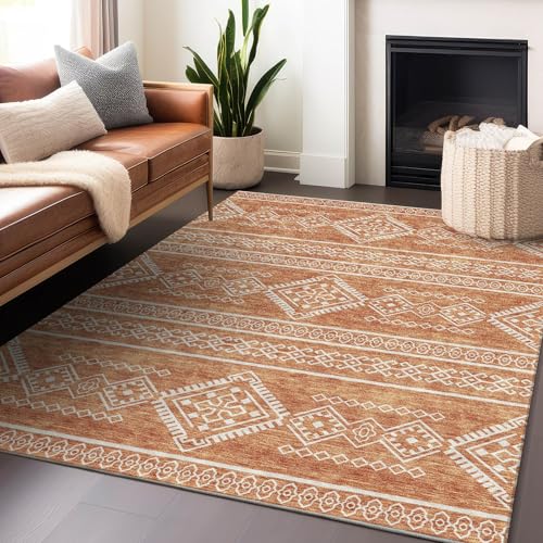 Tapete Addison Rugs Chantille 5' x 7'6" Naranja miniatura 2