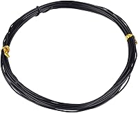 Vista 10 de Queenbox Alambres de entrenamiento de árbol de 32.8 ft de longitud de 0.059 in, rollo de alambre de entrenamiento de bonsái de aluminio anodizado