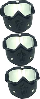 VANZACK 3 Pçs Capacetes Gorro Para Motocicletas Capacetes De Motociclismo Óculos De Motocross Óculos De Proteção Vintage Capacete De Motocicleta Capacetes De Motocross Capacetes De