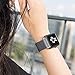 GBPOOT Compatible for Apple Watch Band 38mm 40mm 42mm 44mm, Wristband Loop Replacement Band for Iwatch Series 4,Series 3,Series 2,Series 1,Black,38mm/40mm