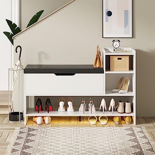 Maupvit Entryway Bench with Shoe Storage