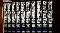 The Second World War An Illustrated History of WWII Complete Record of the Conflict by Land Sea and Air *10 Volumes Complete* B0018G9U4M Book Cover