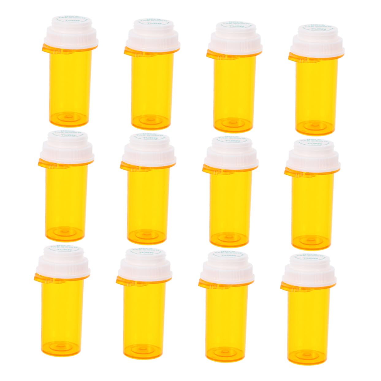 Didiseaon Small Pill Bottles Travel Medication Case Plastic Lightweight for Earrings Capsules Portable Organizer Multi-Purpose