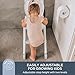Dreambaby Toddler Toilet Seat with Steps - Adjustable Potty Seat with Steps & Splash Guard, Potty Seat with Ladder, Ergonomic Handles, Non-Slip Pads, Fits Most Toilets,Potty Training Seat Potty Ladder