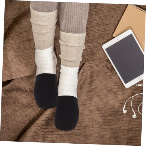2 unidades de cubiertas térmicas para dedos de neopreno para calzado de ciclismo, running y senderismo; ideales para baños de hielo y clima frío, color negro miniatura 4