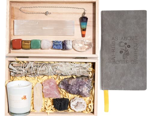 Healing Crystals Set - 17 Pc. Real Crystals and Healing ...