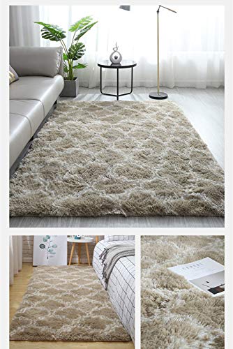 カーペット 洗えるラグ 滑り止め付 ラグマット120x160 約1.5畳 絨毯 毛足の長さ約40mm 厚さ約12mm 折り畳み 防ダニ 抗菌 防臭 ふわっと手触り優しいフランネルラグ 冷房 床暖房対応 (キャメル（ランタンパターン）, 120*160)