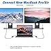MOKiN USB C to VGA Adapter, USB C(Type C) to VGA Adapter Cable for MacBook Pro 2018/2017, iPad Pro/MacBook Air 2018, Samsung Galaxy S9/S8, Surface Go and More Newest Updated Version (Space Gray)