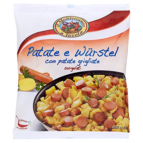 Il Mediterraneo a Tavola Patate e Würstel, 450g (Surgelato)