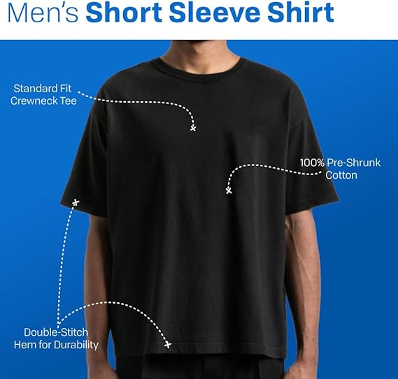 The Justice League Mr. Terrific Name Text Red Rectangular Frame Men's Black Crew Neck Short Sleeve Tee