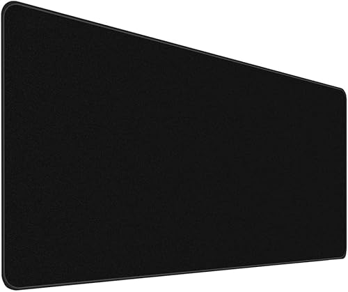 Miniatura 7 de Alfombrilla de mouse grande para juegos, base de goma antideslizante, alfombrilla de mouse grande para escritorio, teclado con borde cosido para